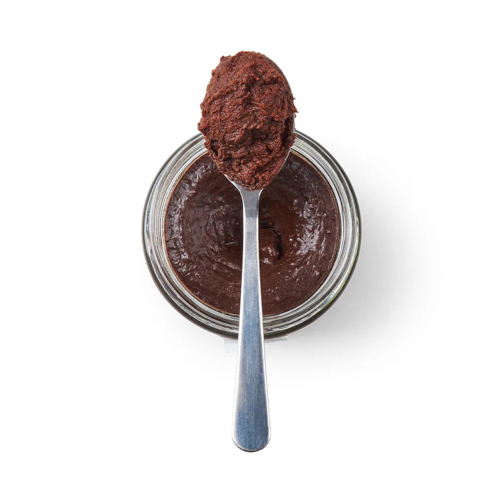 Textură  cremă de curmale și ciocolată
